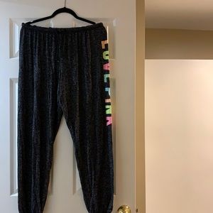 PINK Joggers Size LARGE